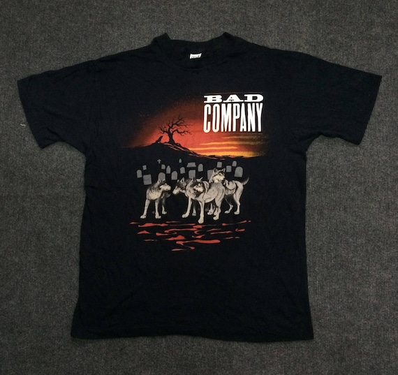 vintage rock tee Bad Company band tee Vintage Bad Company concert tee vintage 1991