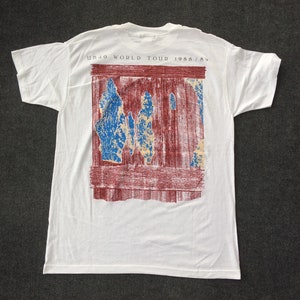 Vintage UB40 1988 World Tour Concert 80s Robin Campbell Ali Michael Virtue Brian Travers T shirt image 4