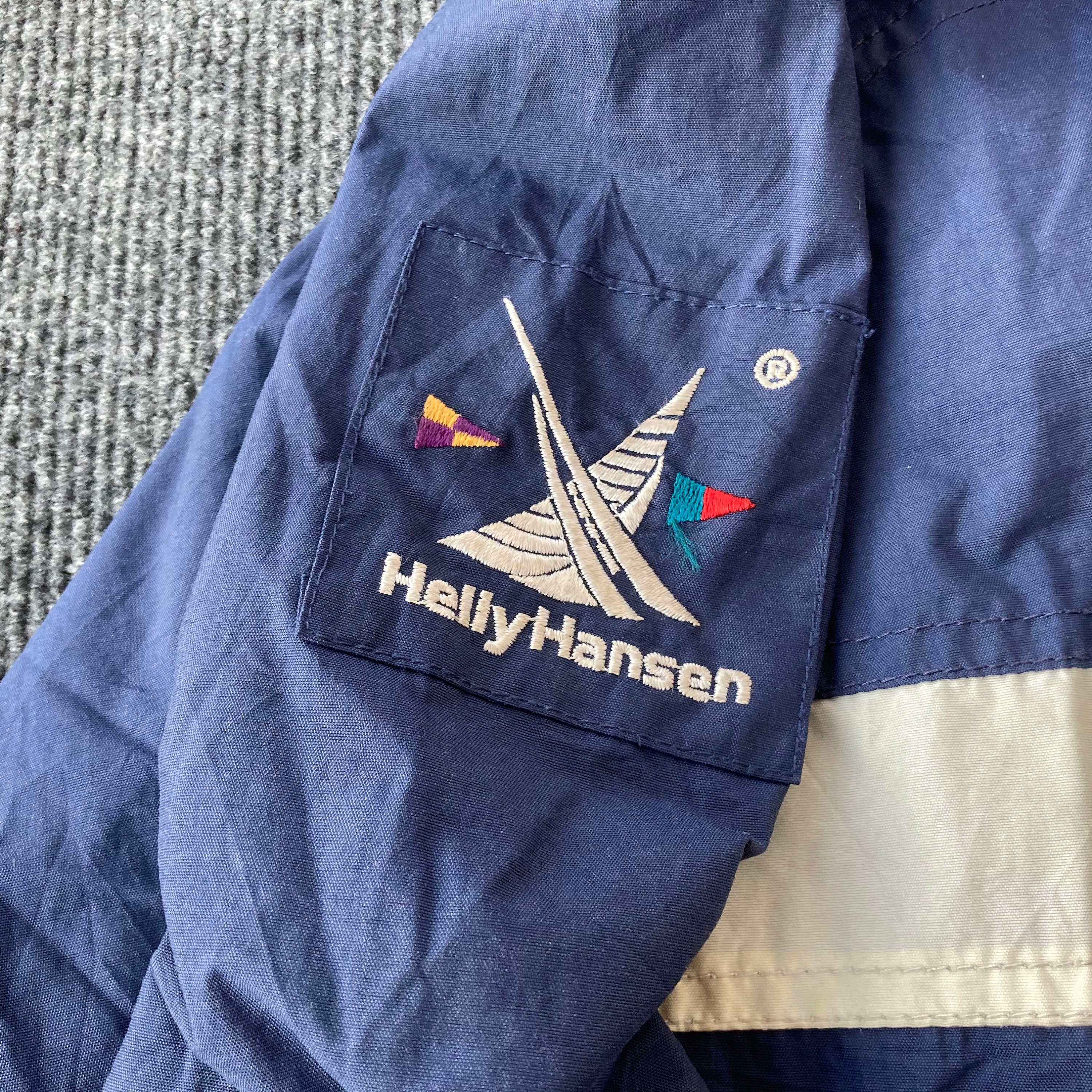 Vintage Helly Hansen Twin Sails Windbreaker Size M Jacket Etsy