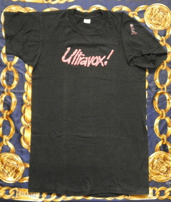 Vintage Ultravox Island Record 70s 80s Tour Promo Original Rare T Shirt