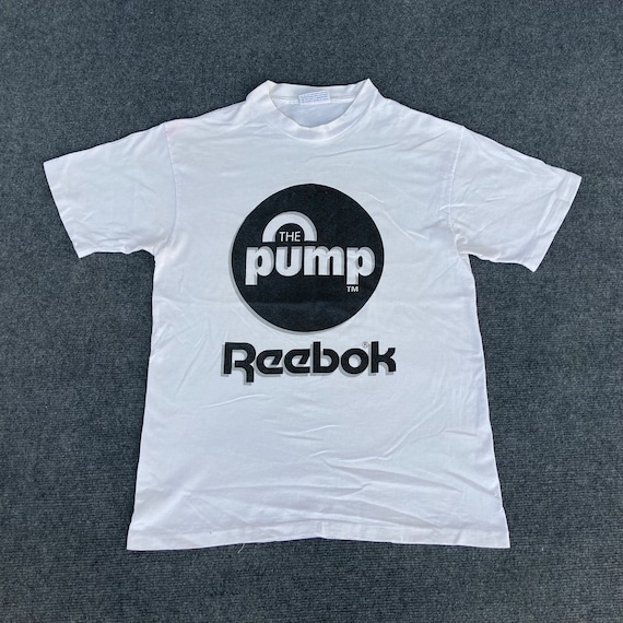 豪華 90s Streetwear Basketball Pump the Reebok Vintage T Etsy - Shirt ウェア