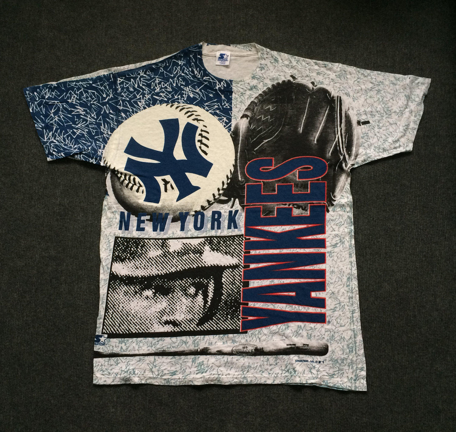 80’s NY Yankees Long Sleeve Tee ヴィンテージ Bike Vintage New York Yankees 1989 Long Sleeve T-Shirt X