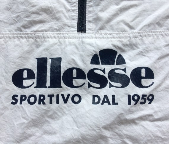 Vintage Ellesse Sportivo Dal 1959 Big Logo Zipper… - image 2