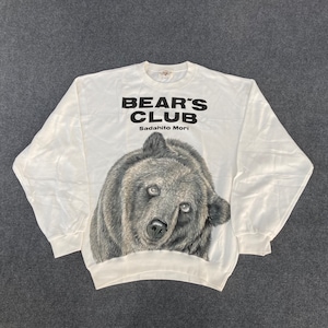 Vintage Bears Club Sadahito Mori 90s Long Sleeve Rare Sweatshirt