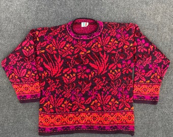 Vintage Made in Italy Langarm Damen Sweatshirt