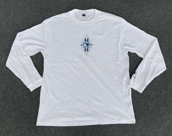Vintage T&C Surfbrett Hawaii 90er Jahre Langarm T shirt