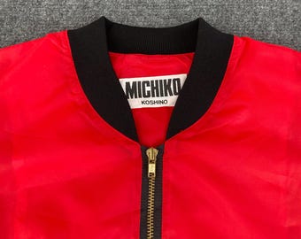 Vintage Michiko Koshino London Zipper Windbreaker 90s Jacket - Etsy