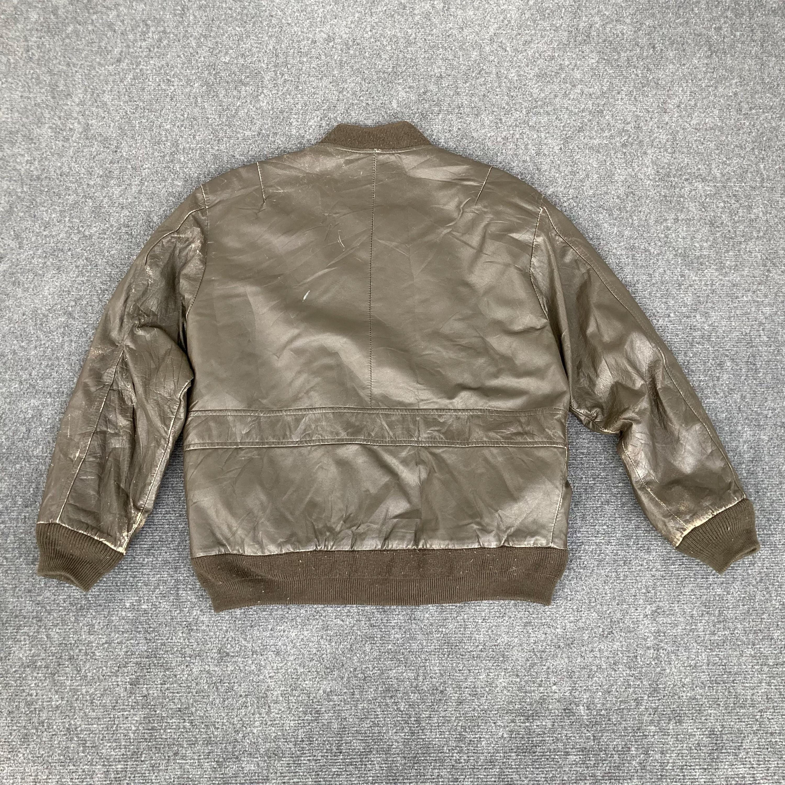Vintage Sub Urban Tokyo Men's Bomber Leather Jacket - Etsy