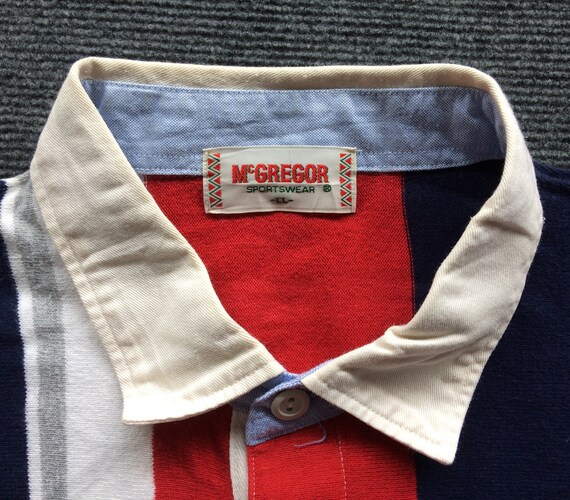 Noël Noël Noël vente Mcgregor Vintage rayure multicolore taille LL Hip Hop Style Mc Gregor chemise 241941 Noël Noël Noël vente Mcgregor Vintage rayure multicolore taille LL Hip Hop Style Mc Gregor chemise 241941