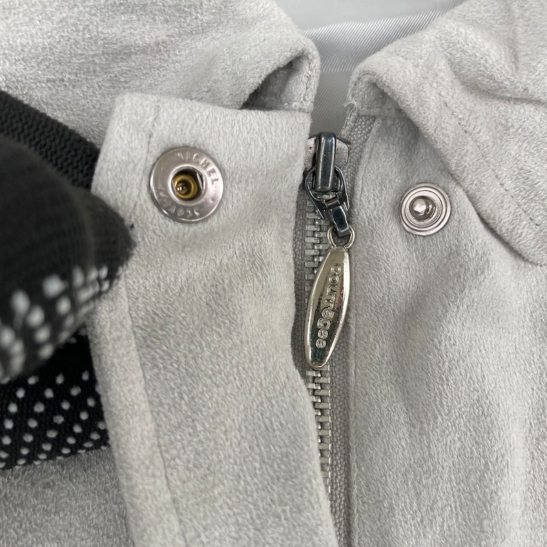 Vintage Courreges Huvtröja Lång Kappa Sport Futur Paris Jacka 90-tals Tröja bild 4