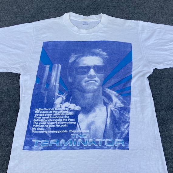 Vintage TERMINATOR Universal Studios Movie 80s T Shirt - Gem