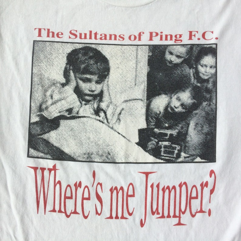 Vintage the Sultans of Ping FC Where Me Jumper Tour Promo Long Etsy