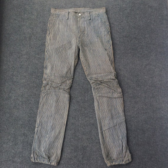 Rare COMME CA COMMUNE Stripes Jeans Small Comme Ca