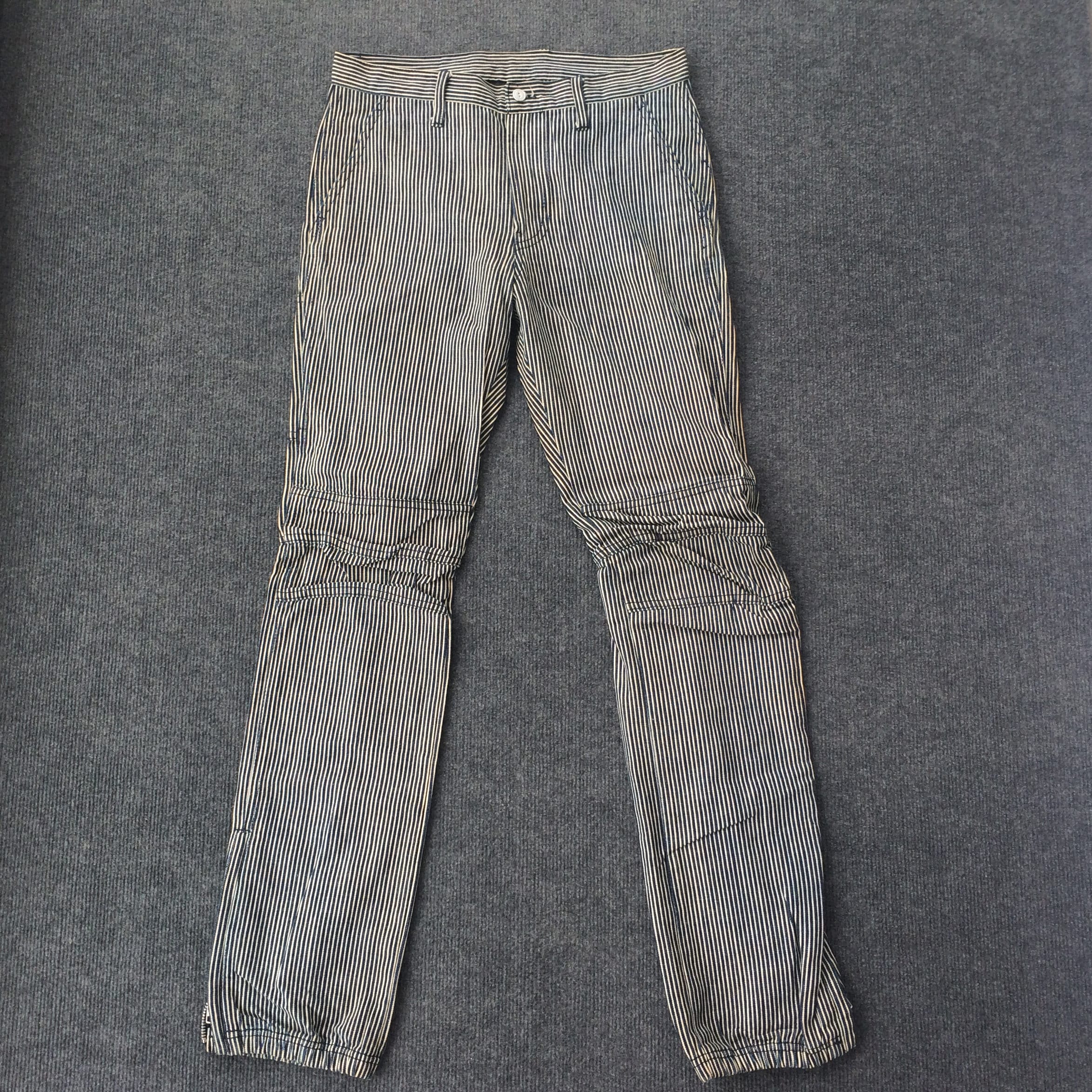 Rare Comme Ca Commune Stripes Jeans Small Comme Ca Ism Japan Etsy