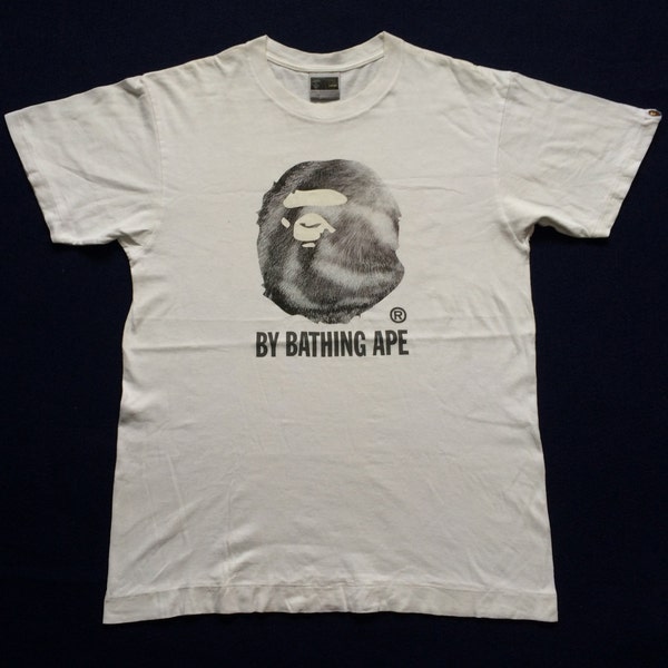 Vintage Bathing Ape Bape By Bathing Ape Japan Hip Hop L Rare 90s T shirt