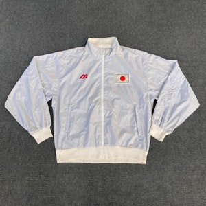 Vintage Mizuno Japan Trainer Reißverschluss Pullover