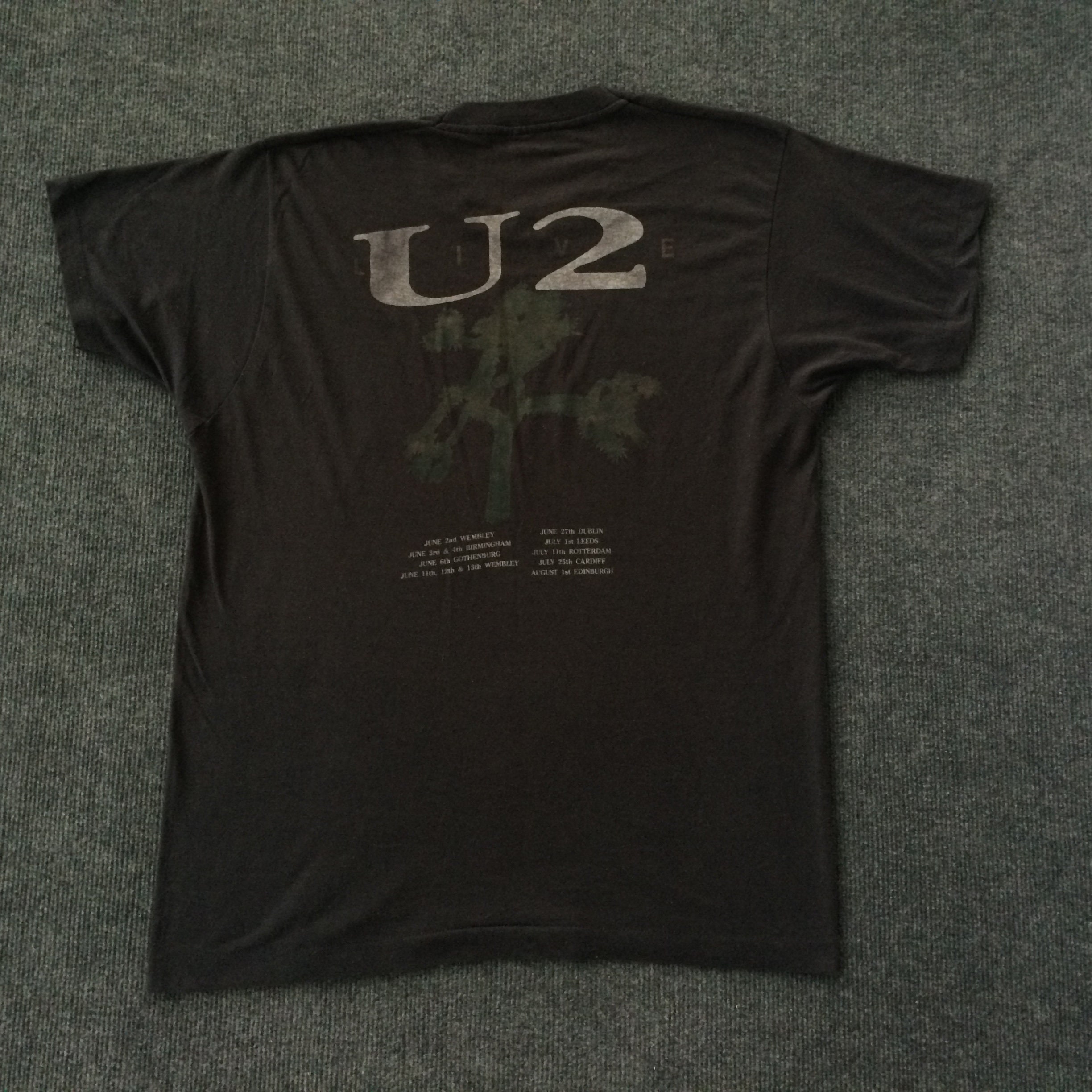 Vintage 1987 U2 the Joshua Tree Album Promo T Shirt Rare - Etsy