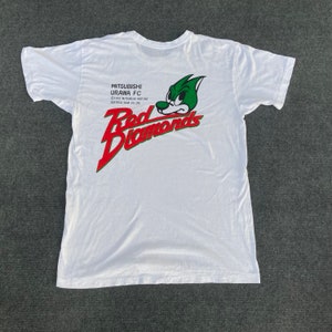 Vintage Urawa Red Diamond Mitsubishi Japan Football Soccer T shirt