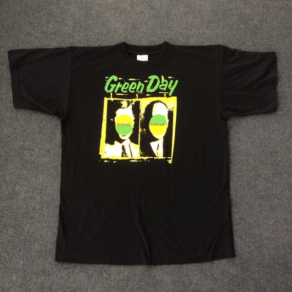 Vintage 90s Green Day Grunge Tour Promo Original Rare Punk T
