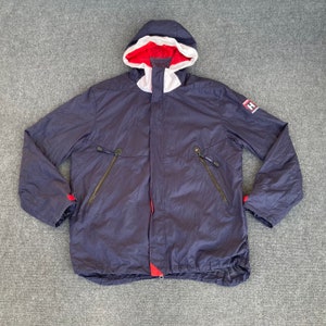Vintage Tommy hilfiger Hooded 90s Streetwear Sailing Gear XL Jacket Sweater