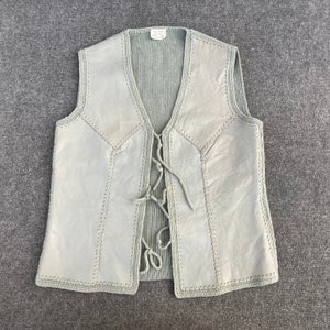 ヴィンテージベストジーンズレザー90年代デザイナーヒップホップストリートウェアスタイルジャケット