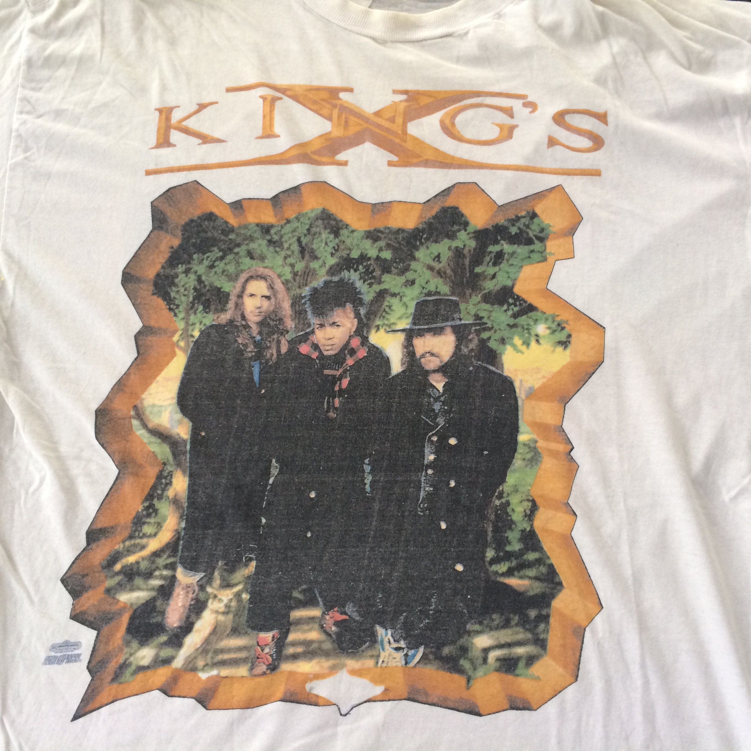 独特の上品 X King's Vintage Faith Etsy - Shirt T 90s Rock Love Hope トップス