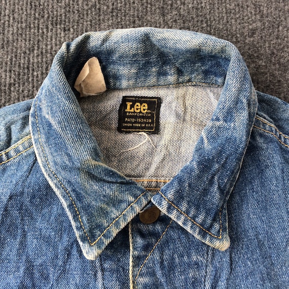 Vintage Lee Riders Lee Sanforized Jeans 80s Jacket - Gem