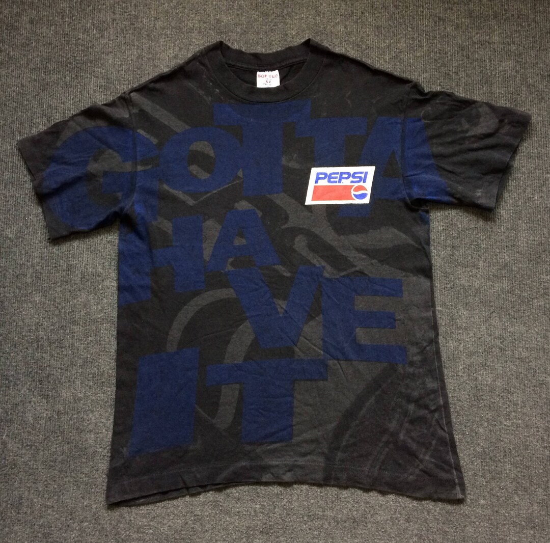 Vintage Pepsi 90s Full Print Tour Promo Original Rare T Shirt - Etsy