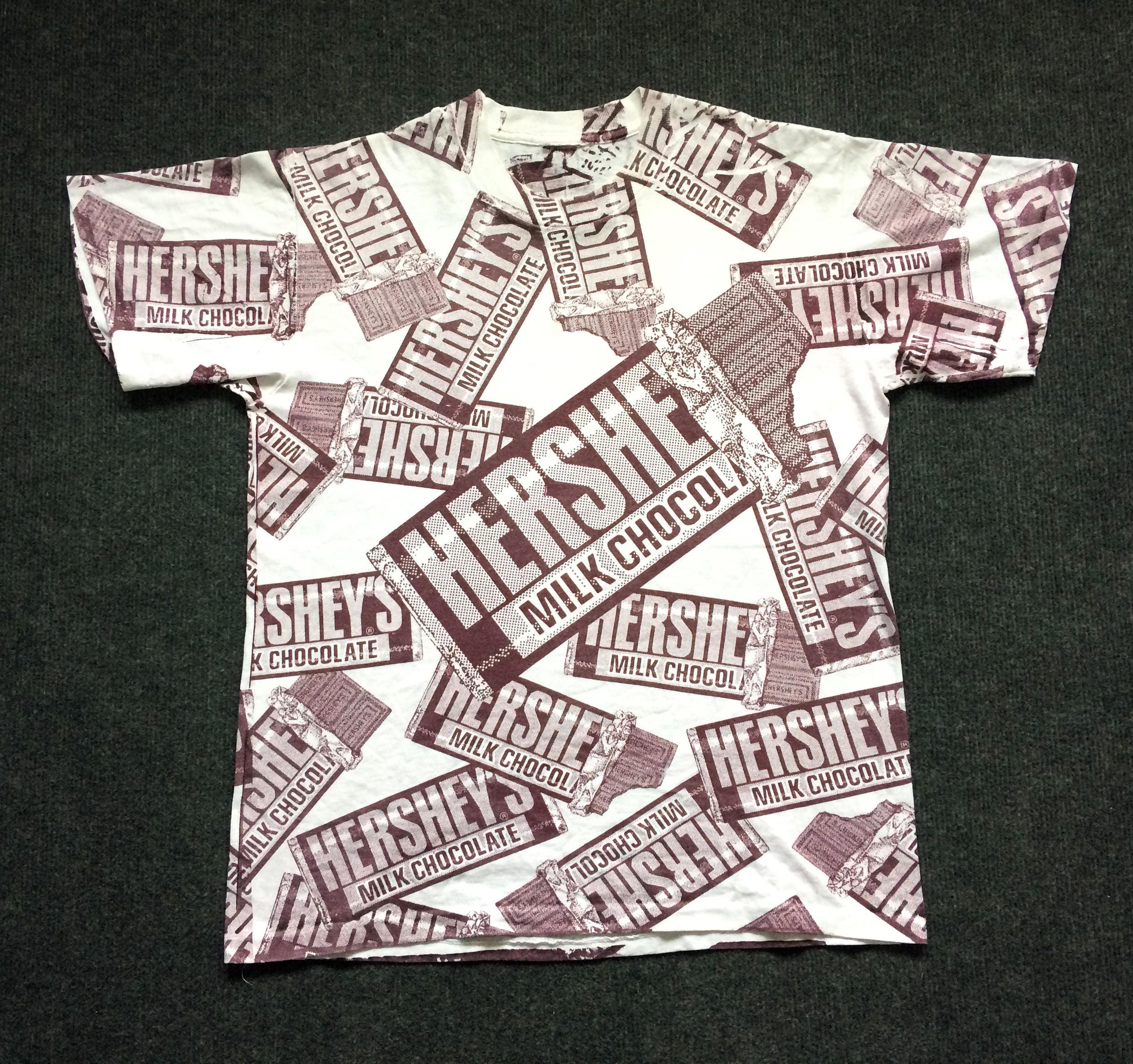 Vintage Hershey's Chocolate 90s 80s Full Print T Shirt - Etsy