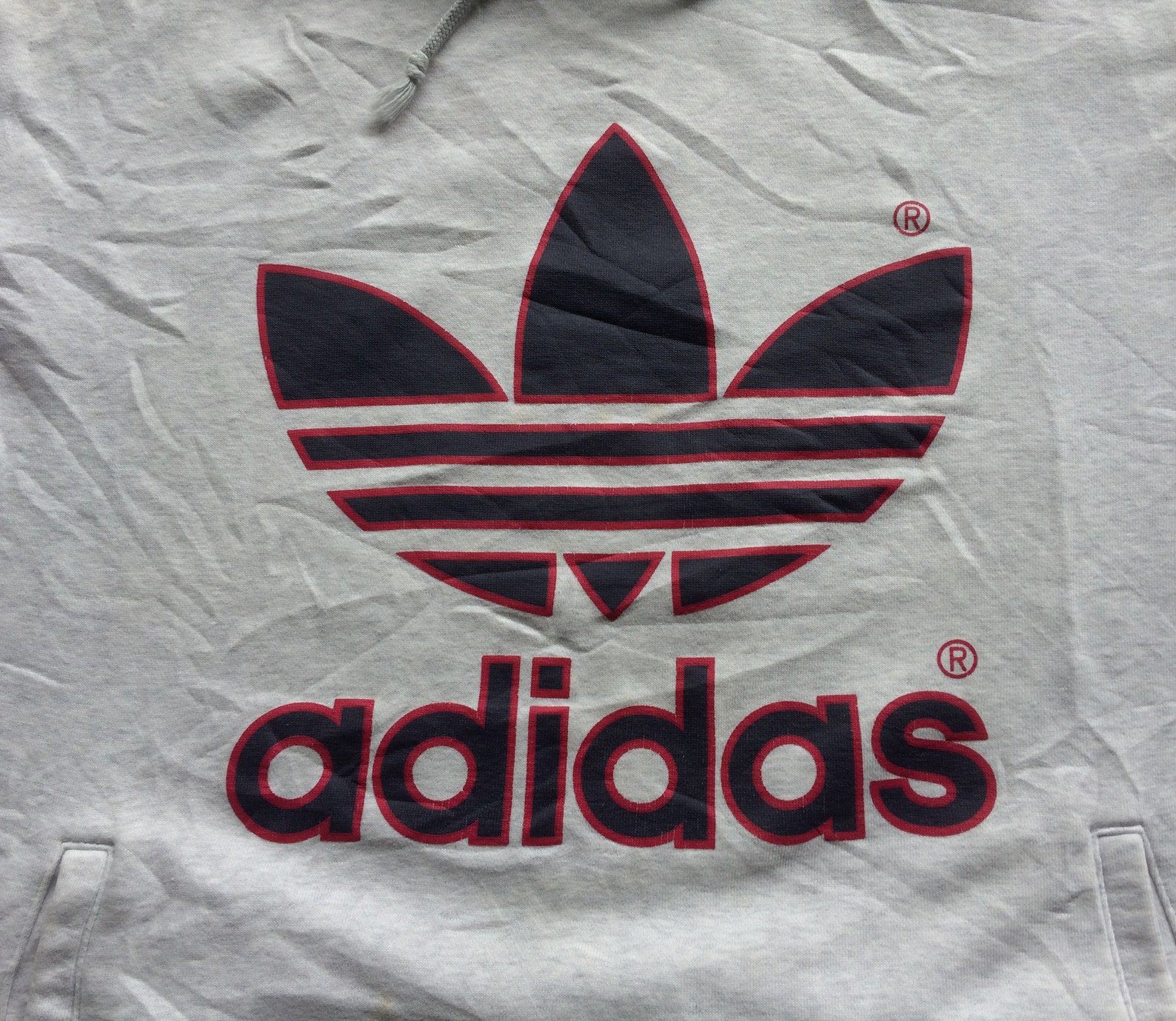 Vintage Adidas Sweater Big logo Hip Hop Mods Indie Jacket | Etsy