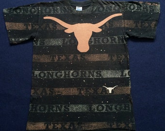 Vintage Longhorns Texas Cowboy Rare T shirt