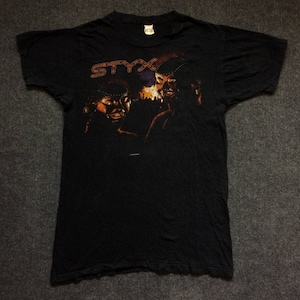 Vintage Styx Kilroy Was Here Concert 1983 tour 80s Original Rare T Shirt