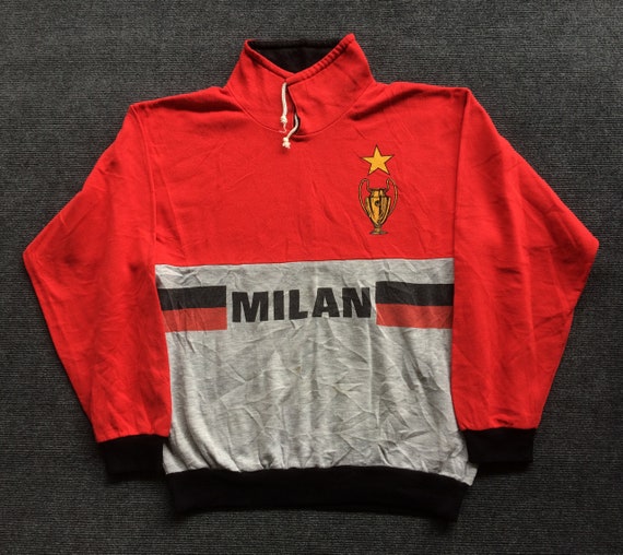 Vintage Milan 80s Football Champion sweatshirt Pul