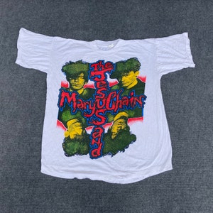 Vintage Jesus und Maria Kette 80er 90er Jahre Tour Promo Original Rare T Shirt