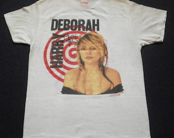 Vintage Deborah Harry  80s 1989 With Signature Promo Tour Rare Blondie T shirt