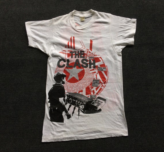Vintage The Clash 1984 Out Of Control Tour Promo … - image 1