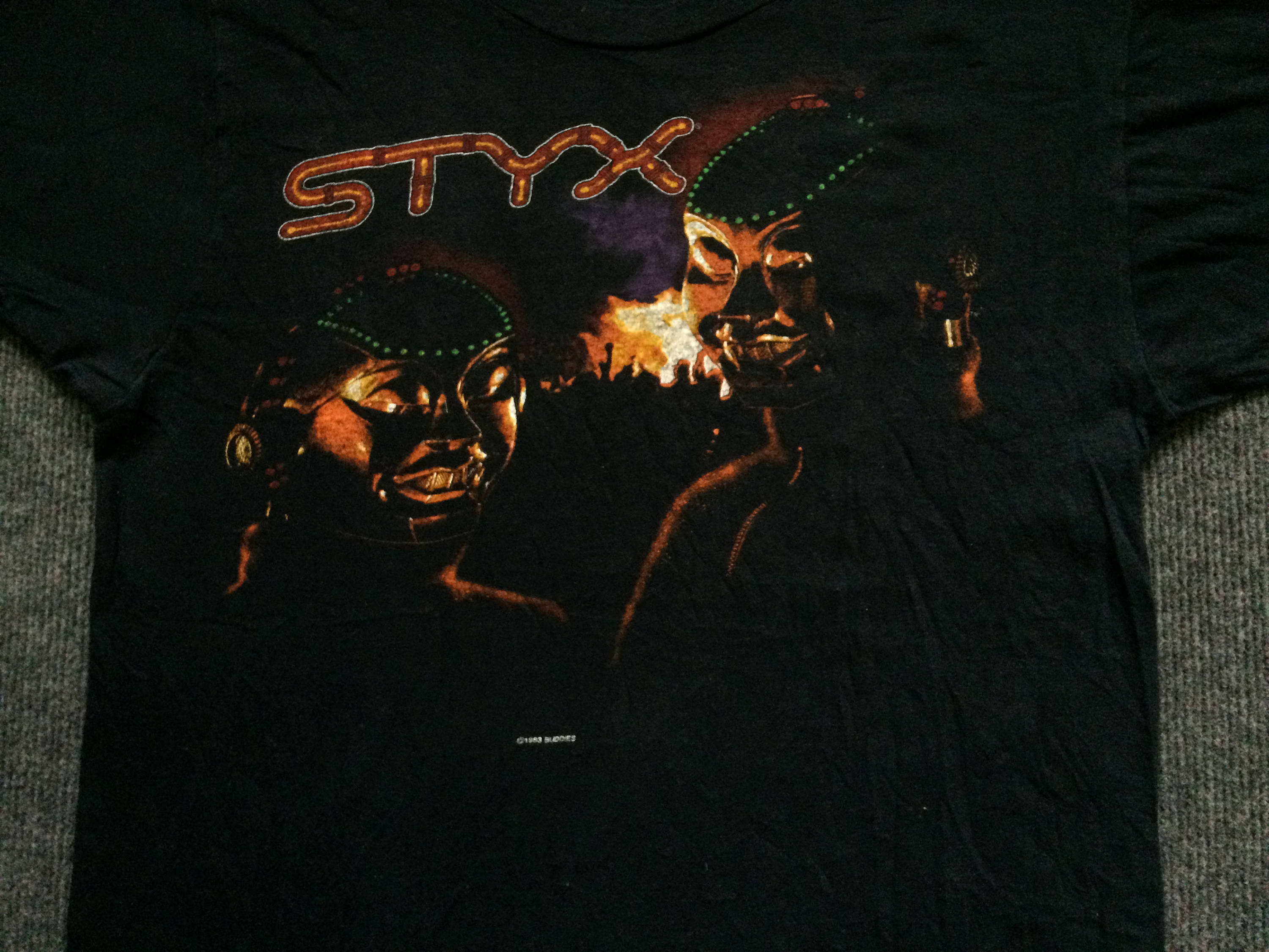 Vintage Styx Kilroy Was Here Concert 1983 Tour 80s Original Rare T 