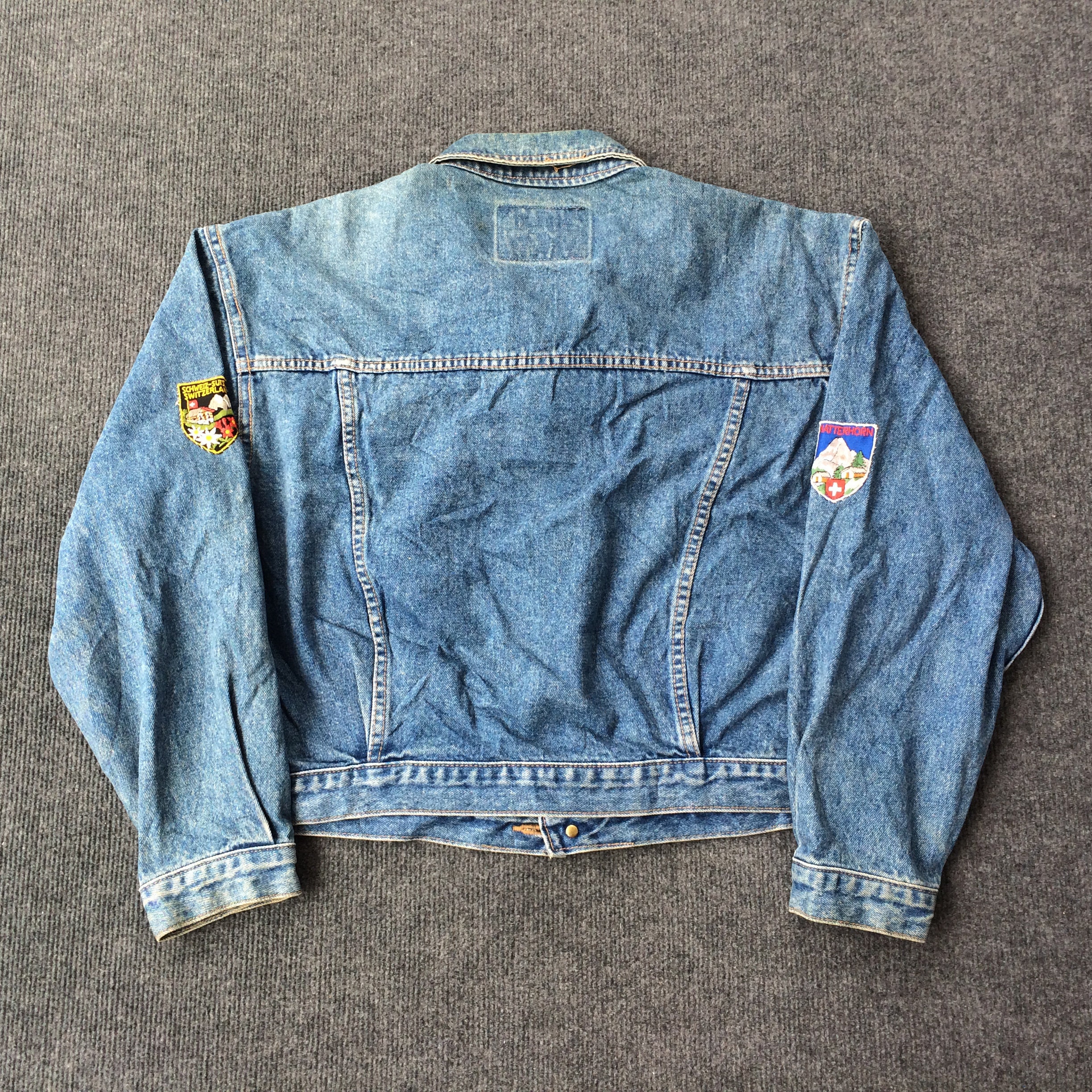 Vintage GL Heart Jeans L Vtg Look 80s 90s Jacket - Etsy