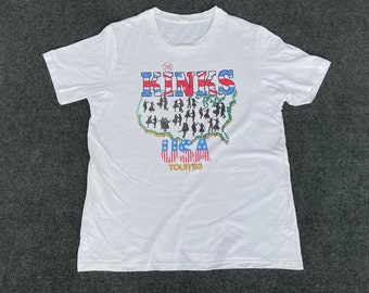 T-shirt vintage del tour Y2K di The Kinks State of Confusion