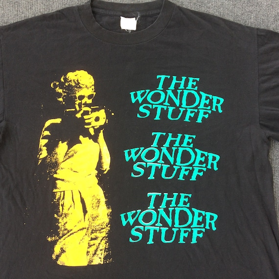 Vintage The Wonder Stuff Tour Uk 90s Rare T Shirt - image 2