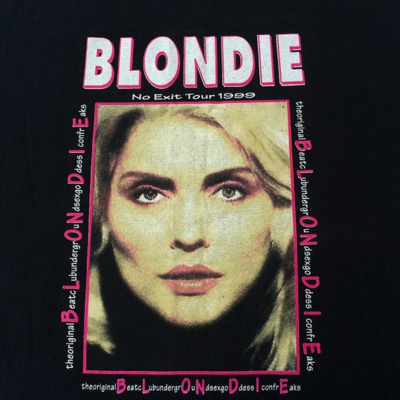Vintage Blondie 90s 1999 Tour Rare Deborah Harry T Sh Gem 