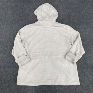 Vintage Courreges Huvtröja Lång Kappa Sport Futur Paris Jacka 90-tals Tröja bild 7