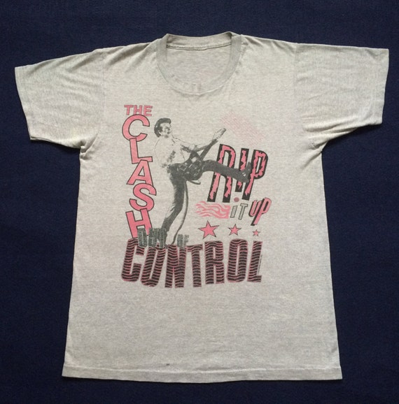 Vintage The Clash 80s 1984 Tour Promo Original Rar