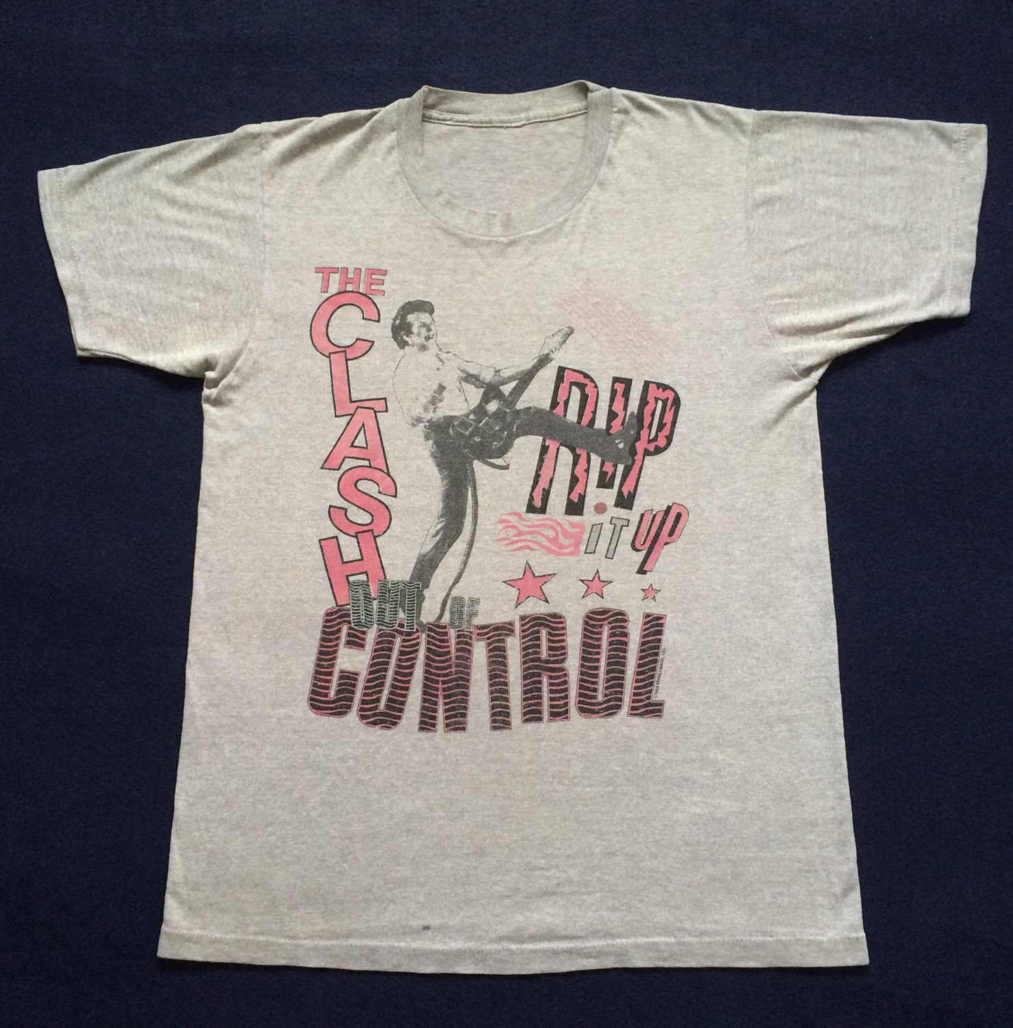 Vintage the Clash 80s 1984 Tour Promo Original Rare Control T - Etsy
