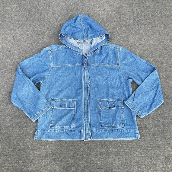 Vintage Hooded Work Wear Zipper Jacket - Etsy