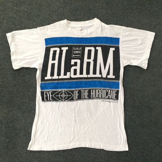1988 The Alarm Eye of the Hurricane Tシャツ Vintage the Alarm Eye of the Hurricane UK 80s Tour Promo Original