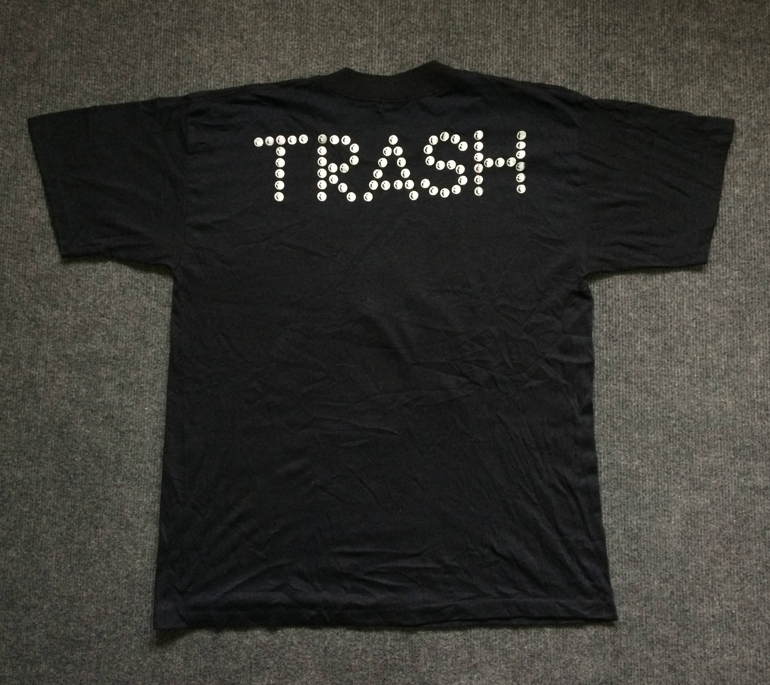 80s■アリスクーパー■1989 コピーライト TRASH Tシャツ USA製 80s□アリスクーパー□1989 コピーライト TRASH Tシャツ USA製