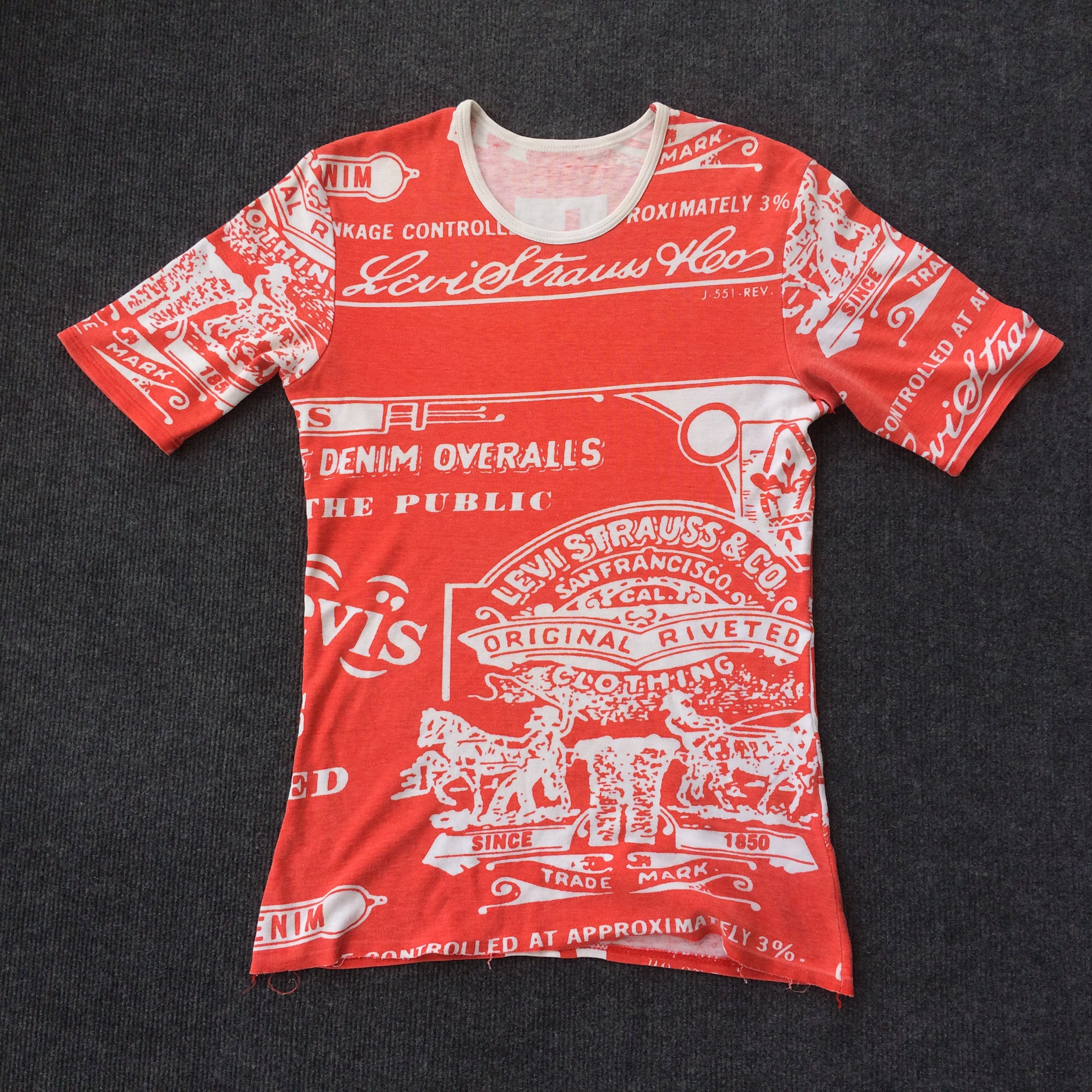 Vintage Levis Full Print 70s T Shirt - Etsy Vintage Levis Full Print 70s T Shirt - Etsy