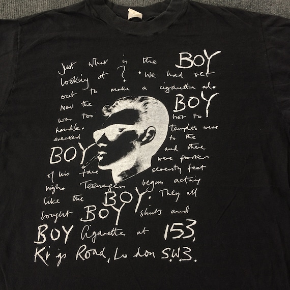 Vintage Boy Seditionaries Punk 80s Rare T shirt - image 2