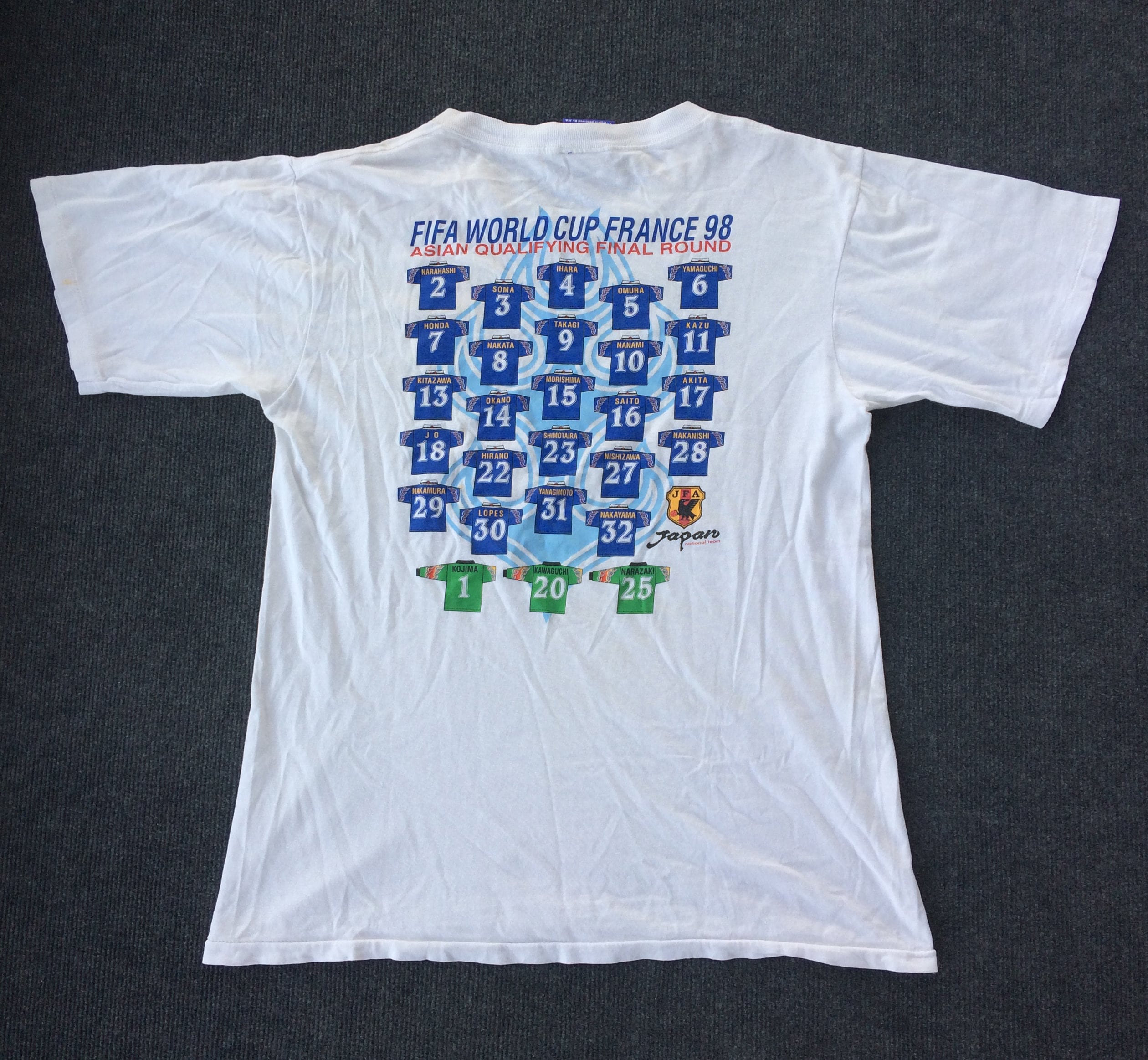 Fanion / Banderin Japon Football Association - Dimensions 9x11 Cm - Supporteur Équipe Nationale